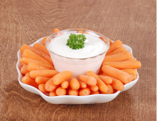 Baby Carrots and Dip